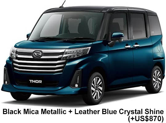 Daihatsu Thor Custom Color: Black Mica Metallic+Leather Blue Crystal Shine
